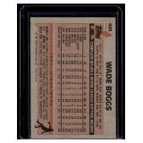 Wade Boggs RC  1983 Topps #498 Boston Red Sox Baseball Card
