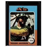 Reggie Jackson   1975 Topps #300 Oakland Athletics Baseball Card