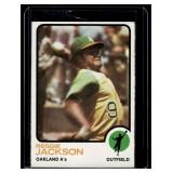 Reggie Jackson   1973 Topps #255 Oakland Athletics Baseball Card