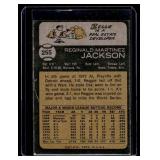 Reggie Jackson   1973 Topps #255 Oakland Athletics Baseball Card
