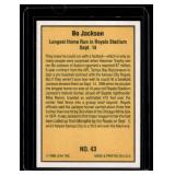 Bo Jackson RC  1986 Donruss Highlights #43 Kansas City Royals Baseball Card