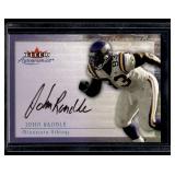 John Randle Auto   2000 Fleer Tradition #382 Minnesota Vikings Football Card