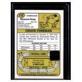 Chuck Foreman Auto   2001 Topps Archives #113 Minnesota Vikings Football Card