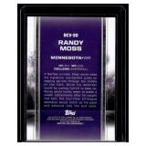 Randy Moss  004/100 2024 Topps Signature Class Base Chrome Variation #BCV-30 Minnesota Vikings Football Card