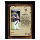J.J. McCarthy RC  2024 Panini Mosaic Notoriety #21 Minnesota Vikings Football Card