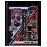 J.J. McCarthy / Michael Penix Jr. RC  2024 Panini Contenders #21 Minnesota Vikings / Atlanta Falcons Football Card
