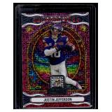 Justin Jefferson Supernatural Insert   2024 Panini Contenders #7 Minnesota Vikings Football Card