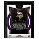 J.J. McCarthy RC  2024 Panini Select #24 Minnesota Vikings Football Card