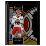 Patrick Mahomes II Die Cut   2023 Panini Select #140 Kansas City Chiefs Football Card