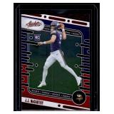 J.J. McCarthy RC  2024 Panini Absolute #110 Minnesota Vikings Football Card