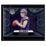 J.J. McCarthy RC  2024 Panini Mosaic #275 Minnesota Vikings Football Card