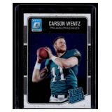 Carson Wentz RC  2016 Donruss Optic Rated Rookies #156 Philadelphia Eagles Football Card
