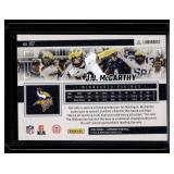 J.J. McCarthy RC  2024 Panini Luminance #187 Minnesota Vikings Football Card