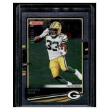 Aaron Jones  062/100 2020 Donruss Press Proofs #104 Green Bay Packers Football Card
