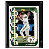 J.J. McCarthy RC  2024 Score Protential #10 Minnesota Vikings Football Card