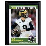 J.J. McCarthy RC  2024 Panini Rookie #2 Minnesota Vikings Football Card