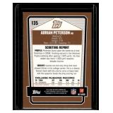 Adrian Peterson RC  2007 Topps Draft Picks & Prospects #135 Oklahoma Sooners Football Card