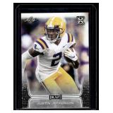 Justin Jefferson RC  2020 Leaf Draft #40 LSU Tigers Football Card