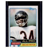 Walter Payton   1981 Topps #400 Chicago Bears Football Card