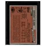 Dwight Clark RC  1981 Topps #422 San Francisco 49ers Football Card