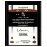 John Cappelletti   2006 Upper Deck Legends Legendary Signatures #53 Los Angeles Rams Football Card