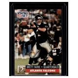 Brett Favre RC  1991 Pro Set #762 Atlanta Falcons Football Card