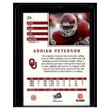 Adrian Peterson RC  2007 Press Pass SE #29 Oklahoma Sooners Football Card