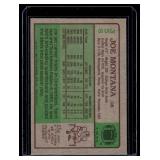 Joe Montana   1984 Topps #358 San Francisco 49ers Football Card