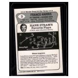 Franco Harris   1976 Wonder Bread All-Star Series #3 Pittsburgh Steelers Football Card