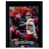 Patrick Mahomes II Numbered 3/4 RARE! Refractor   2024 Wild Card 7 Card Studs #6 Kansas City Chiefs Football Card