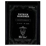 Patrick Mahomes II Numbered 3/4 RARE! Refractor   2024 Wild Card 7 Card Studs #6 Kansas City Chiefs Football Card