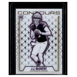J.J. McCarthy RC  2024 Panini Phoenix Contours #CON-JMY Minnesota Vikings Football Card