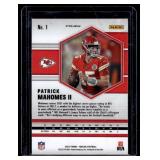 Patrick Mahomes II   2021 Panini Mosaic Pink Prizm #1 Kansas City Chiefs Football Card