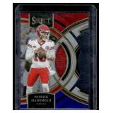 Patrick Mahomes II Die Cut   2023 Panini Select Prizm #140 Kansas City Chiefs Football Card