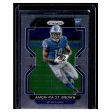 Amon-Ra St. Brown RC  2021 Panini Prizm Blue #358 Detroit Lions Football Card