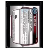 C.J. Stroud RC  2022 Bowman University Chrome Refractor #100 Ohio State Buckeyes Football Card