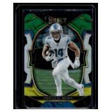Amon-Ra St. Brown Die Cut   2022 Panini Select Prizm #58 Detroit Lions Football Card