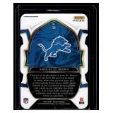 Amon-Ra St. Brown Die Cut   2022 Panini Select Prizm #58 Detroit Lions Football Card