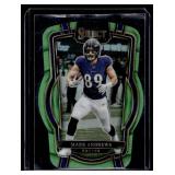 Mark Andrews  254/299 2022 Panini Select Neon Green Prizm Die Cut #293 Baltimore Ravens Football Card