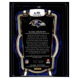 Mark Andrews  254/299 2022 Panini Select Neon Green Prizm Die Cut #293 Baltimore Ravens Football Card