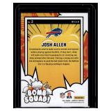 Josh Allen   2024 Donruss Bomb Squad #2 Buffalo Bills Football Card