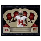 Randy Moss Gold Die Cut  88/99 2012 Panini Crown Royale #123 San Francisco 49ers Football Card