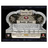 Randy Moss Gold Die Cut  88/99 2012 Panini Crown Royale #123 San Francisco 49ers Football Card