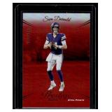 Sam Darnold  234/399 2024 Panini Prestige Xtra Points Ruby #191 Minnesota Vikings Football Card
