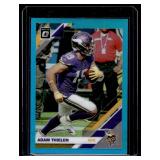 Adam Thielen  082/299 2019 Donruss Optic Aqua #61 Minnesota Vikings Football Card