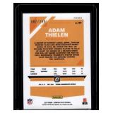Adam Thielen  082/299 2019 Donruss Optic Aqua #61 Minnesota Vikings Football Card