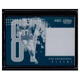 Rob Gronkowski 1/1 ONLY ONE EXISTING!   2016 Panini Plates & Patches Cyan Printing Plate #62 New England Patriots Football Card