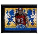 Mike Evans RC  2014 Panini Rookies & Stars Rookie Crusade Blue #31 Tampa Bay Buccaneers Football Card