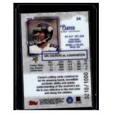 Cris Carter  0210/1000 2000 Topps Gold Label Premium Parallel #24 Minnesota Vikings Football Card