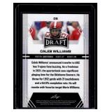 Caleb Williams RC  2022 Leaf Draft #5 Oklahoma Sooners Football Card